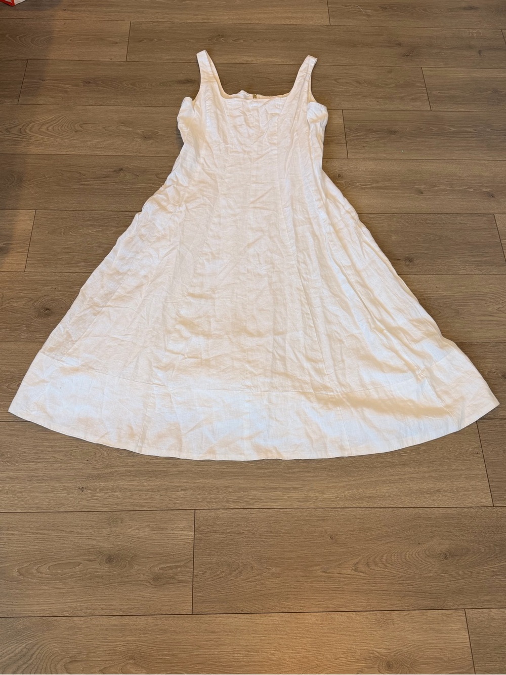 Lilly Pulitzer White Calina Midi Linen Dress